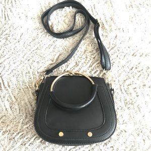 NWOT Black Crossbody similar to the Chloe Nile